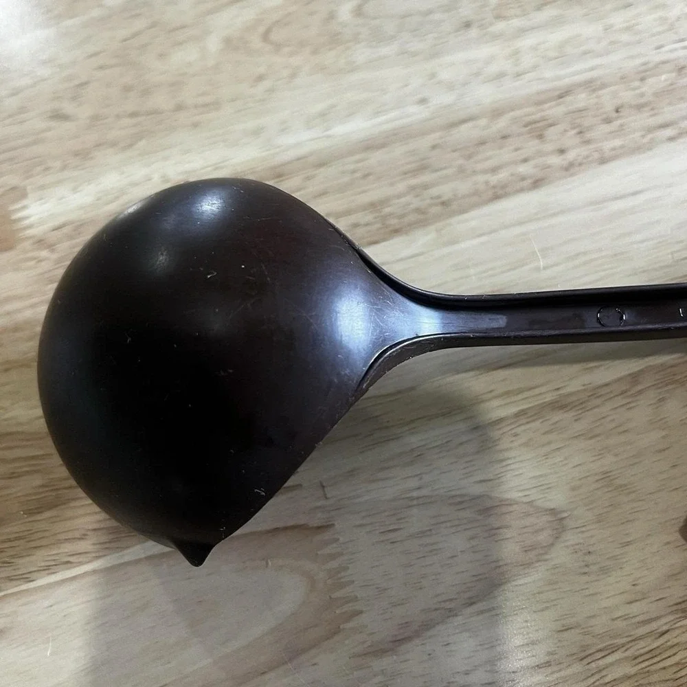 Ekco Brown #2 Nylon Soup/Sauce Ladle USA Dishwasher Safe Kitchen Utensil 11